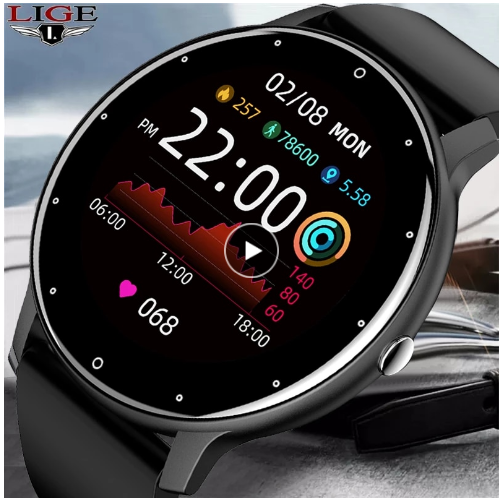LIGE 2021 New Smart Watch Men